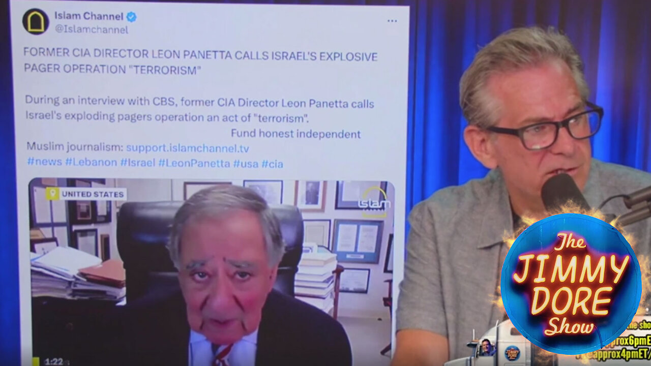 "Terrorism", says Leon Panetta concerning Israel's pager attacks▮The Jimmy Dore Show