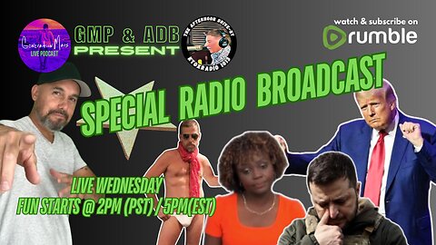 Special KTOX Radio Broadcast -GMP LIVE- Wed 2PM (pst) / 5PM (pst)