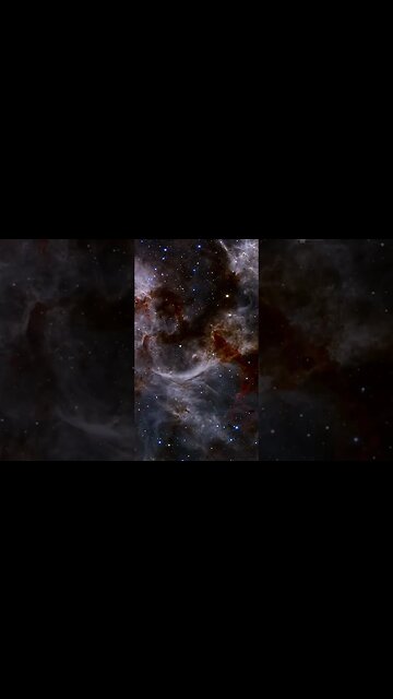 Tarantula Nebula Webb Space Telescope, 4K Crop 3 of 8, STYX AI #nasa #space #shorts