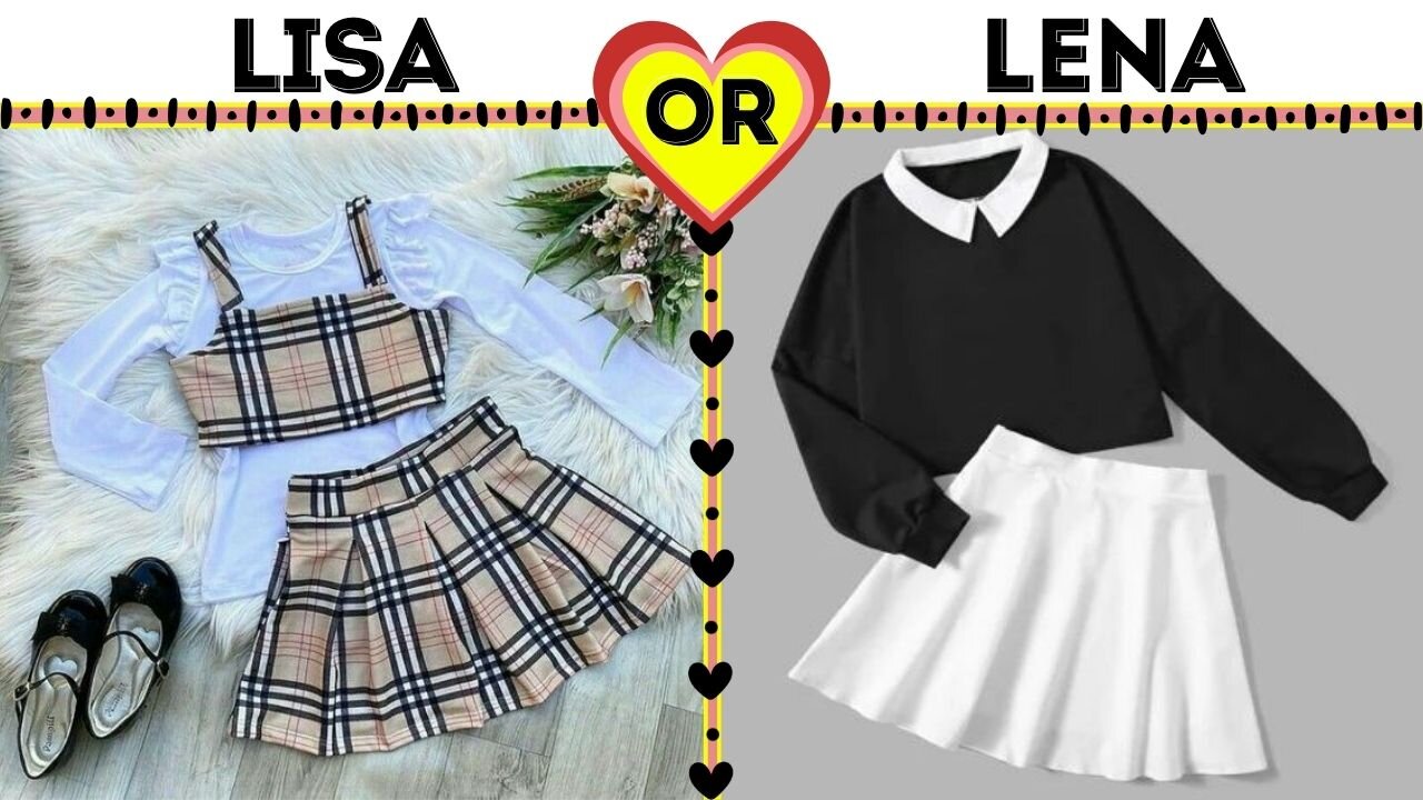 LISA OR LENA 🌟 [FASHION] ♥ #lisa #lisaandlena #lena #lisaorlena #lisalena