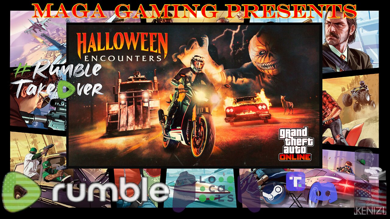 Official Rockstar GTAO Newswire, then GTAO - Halloween Encounters Week: Thursday w/ Gaming Chad