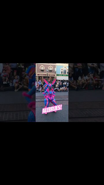 Rabbit dancer from Magic Happens #disneyland #magichappens #coco #alebrijes