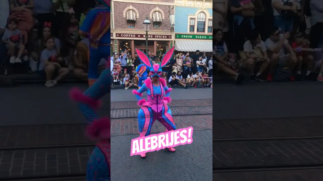 Rabbit dancer from Magic Happens #disneyland #magichappens #coco #alebrijes