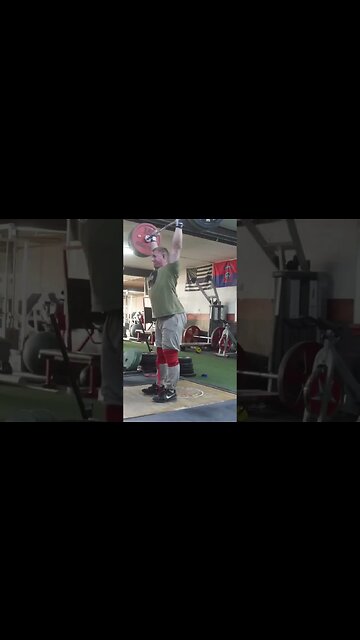 160 kg / 352 lb - Behind the Neck Jerk