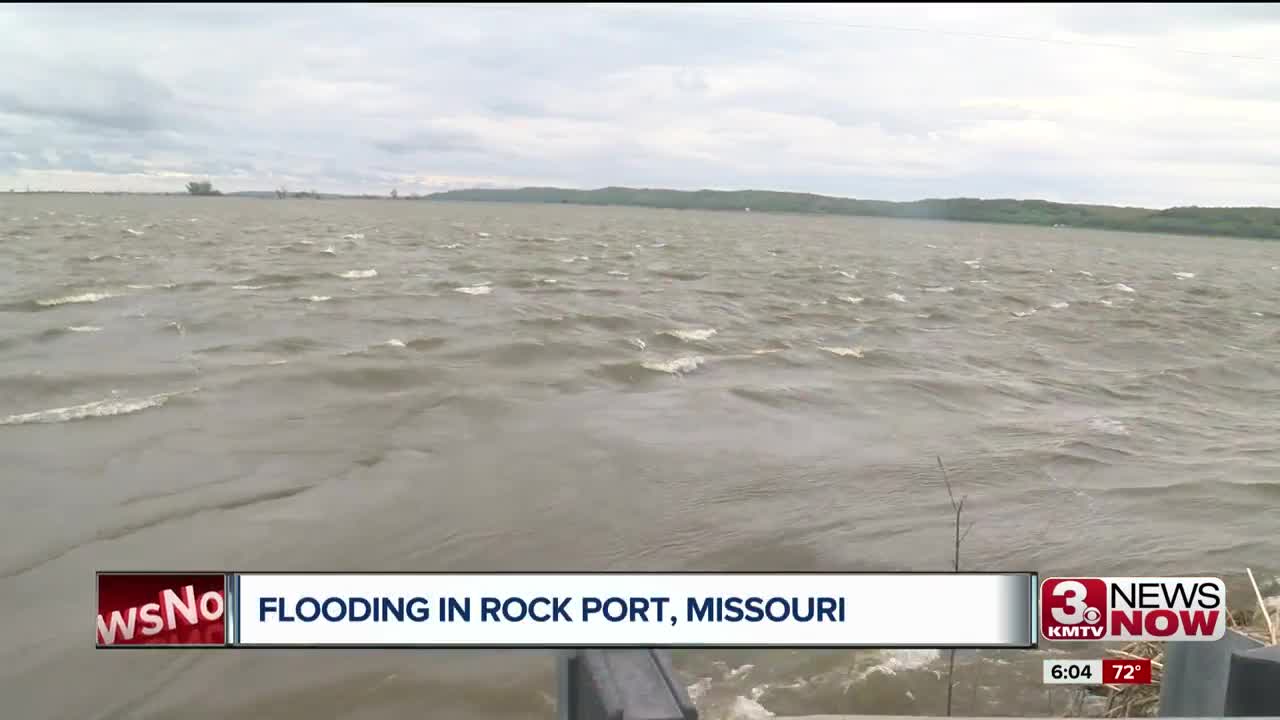 Flooding in Rock Port, Missouri