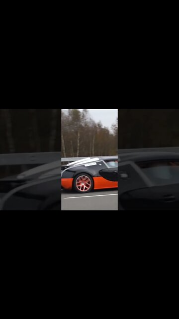 AMS Alpha 12+ Nissan GYR vs 1200 HP Bugatti Veyron Vitesse #bugatti #veyron #w16 #nissan #gtr #r35