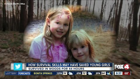 How survival skills may have saved young girls who survived in wilderness for 44 hours