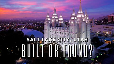 Salt Lake City, Utah. 1860. Built or Found? Again, where are the people?