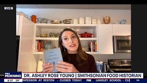 Fake Doctor Ashley Rose Young showing her white guilt while promoting a book about Lena Richard