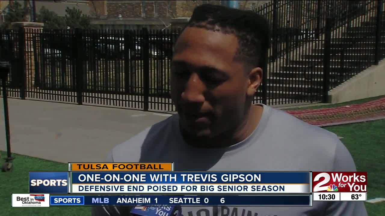 One-on-One with Tulsa Football Defensive End Trevis Gipson