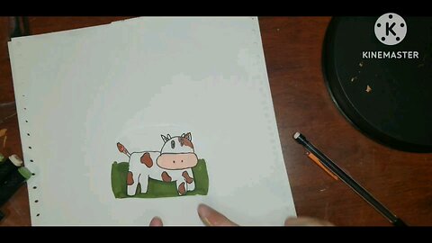 How to Draw a Cute Cow