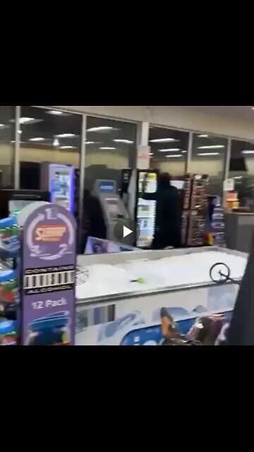 Thieves use truck to steal ATM from 7-Eleven.