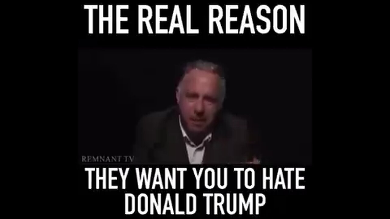 THE REAL REASON THEY WANT YOU TO HATE TRUMP