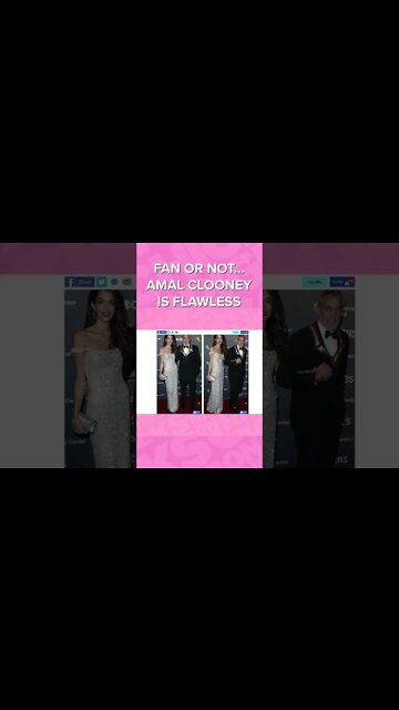 George Clooney's wife is gorgeous