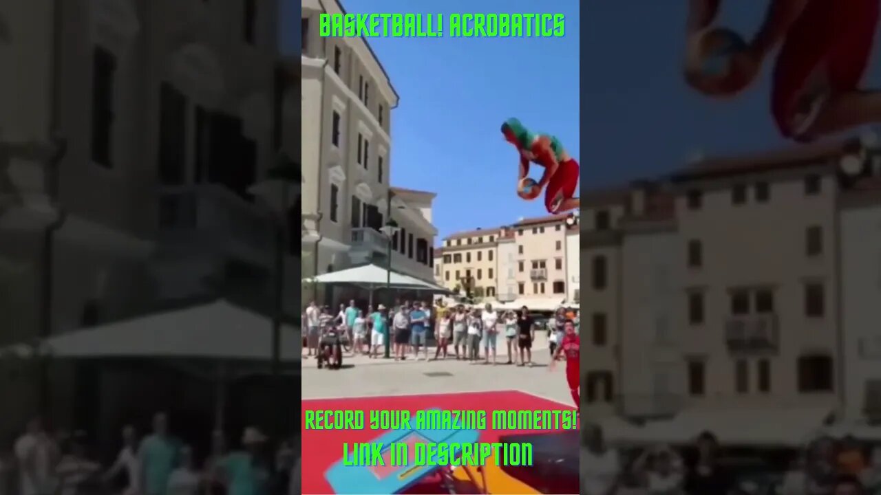 Basketball Acrobatic Trickshots! #Short #Shorts #Basketball #BasketballShots #YoutubeShorts