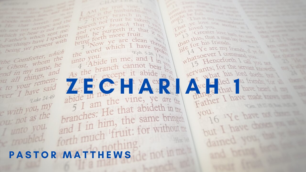 Zechariah 1 | Abiding Word Baptist