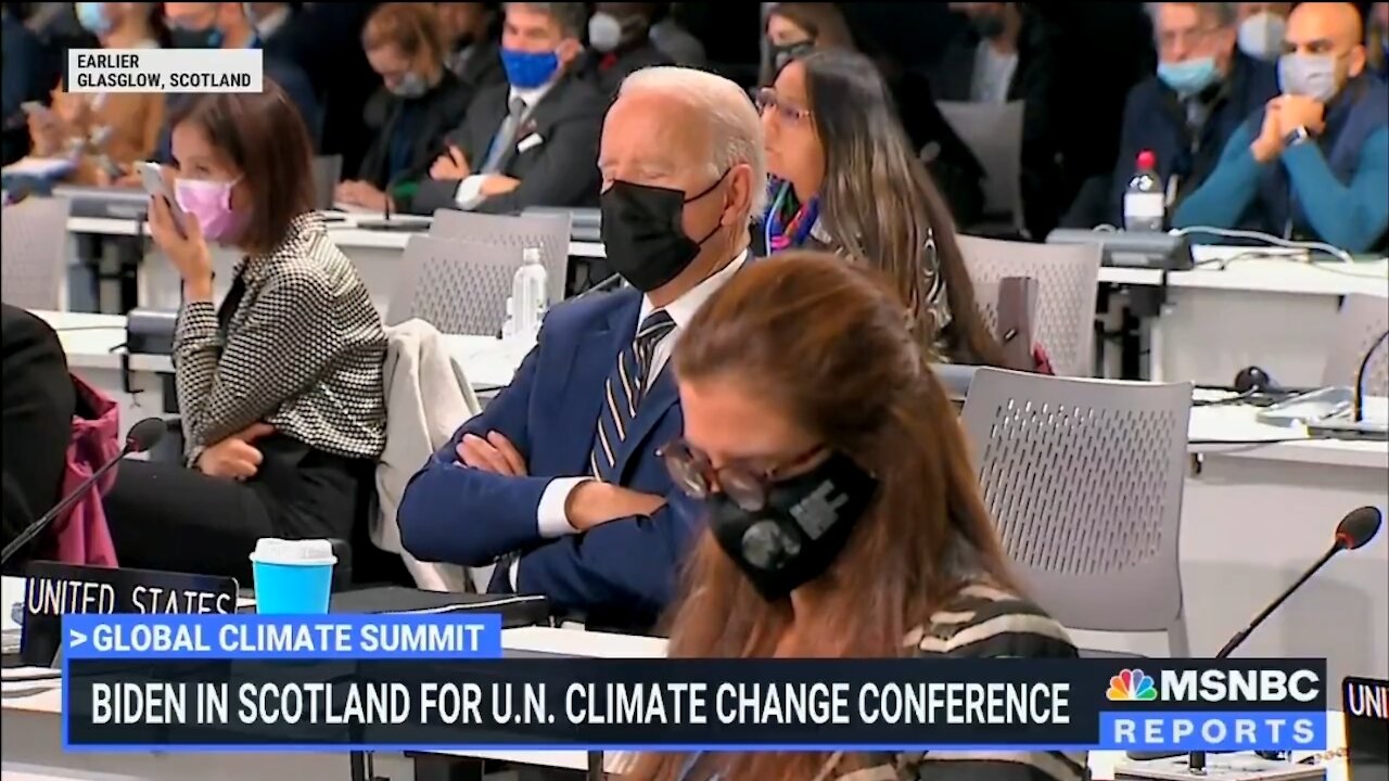 MSNBC Reporter: Biden Falling Asleep At Climate Conf. Is ‘Embarrassing’