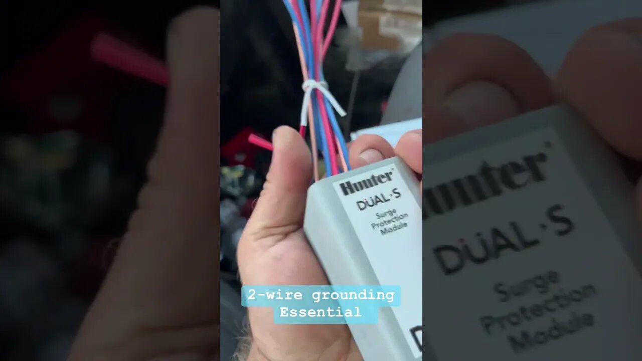 Grounding 2wire irrigation system