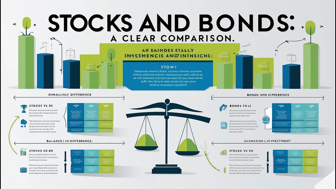 Explained difference between Stocks and Bonds in very easy way