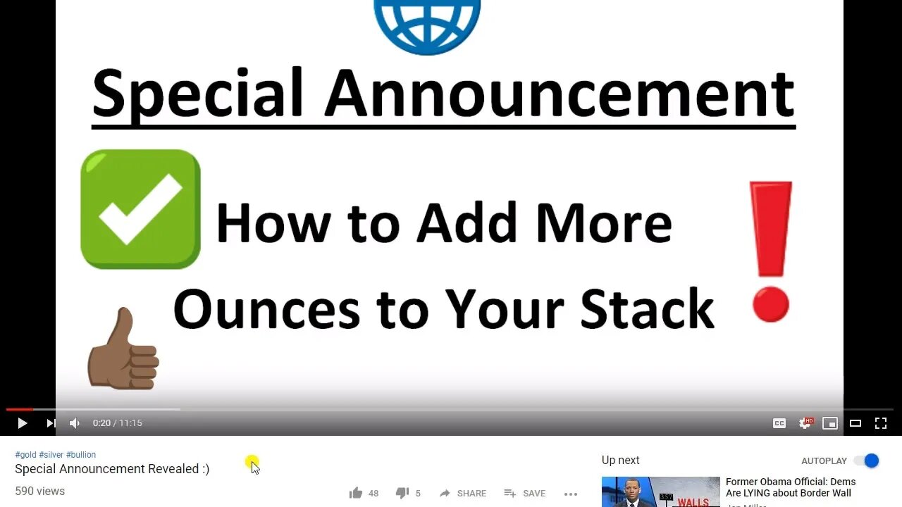 How To Add More Ounces To Your Stack - Mr Vegiita Special Announcement