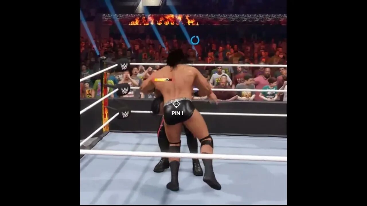 wwe 2k23 drew mcintyre claymore kick to shinsuke nakamura #wwe2k23 #wwe2k23gameplay