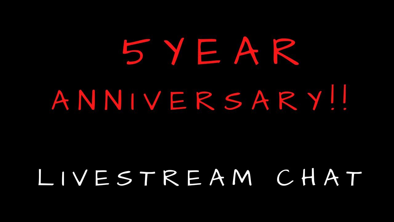 FIVE-Year Anniversary! Casual Livestream Chat #livestream #anniversary