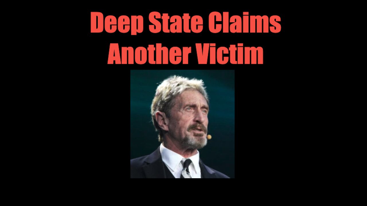 Deep State Claims Another Victim