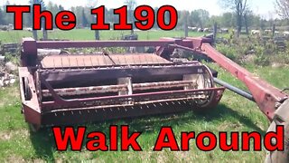 1190 international haybine walk around