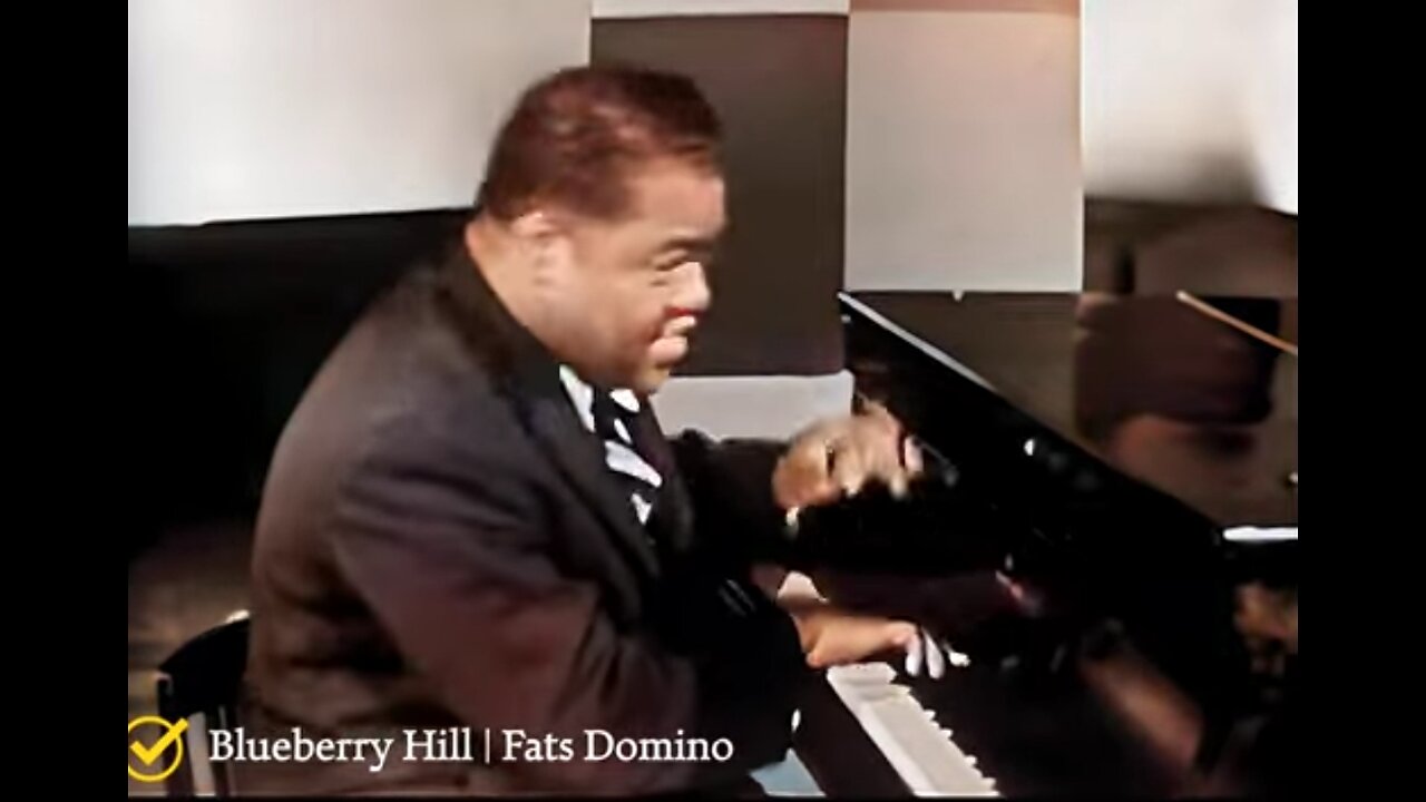 Blueberry Hill | Fats Domino | Ed Sullivan 1956 | 4K 60FPS | Colorized | 16:9