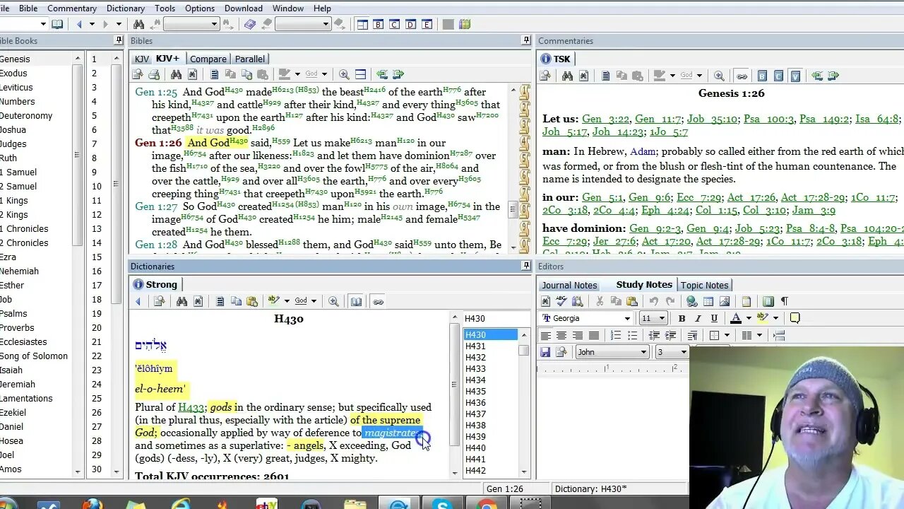 The LORD GOD created Adam, Elohyim created an idol - Jonathan Kleck