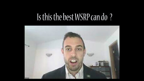 Is this the best WSRP can do?