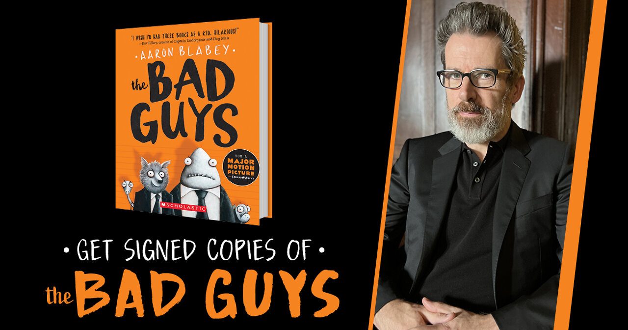 Aaron Blabey Book Signing and Interview | The Bad Guys