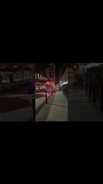 Toronto garbage collector late night