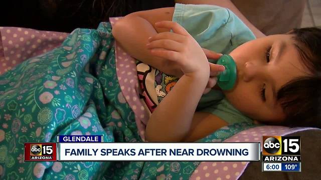 Family speaks out after quick action saved child who went under water