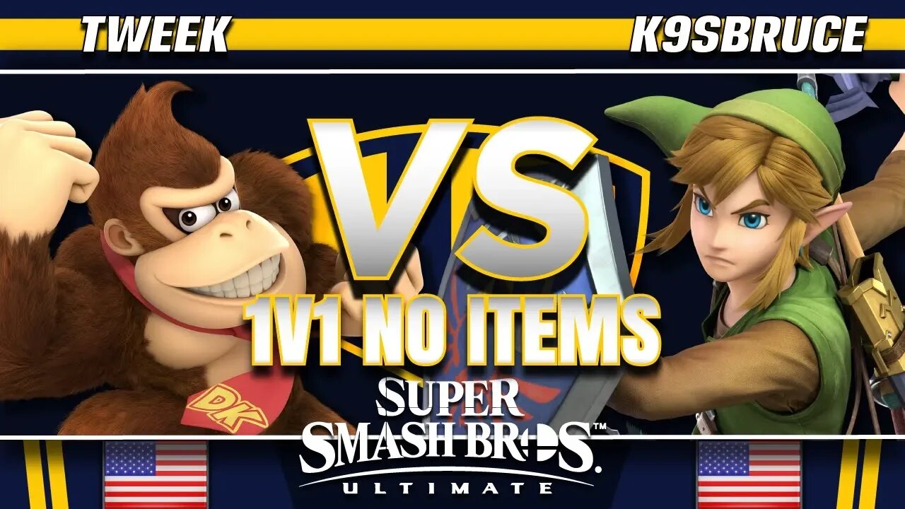 Tweek (DK) vs. K9sbruce (Link/Sheik) - SSBU Demo - TBH8