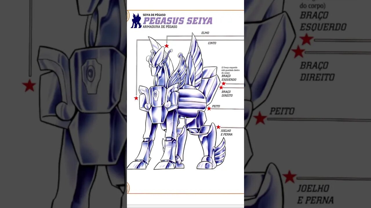 Os Cavaleiros Do Zodíaco - 3ª Armadura De Pégasus - Seiya [Pause o Vídeo Caso Não Consiga Ler]