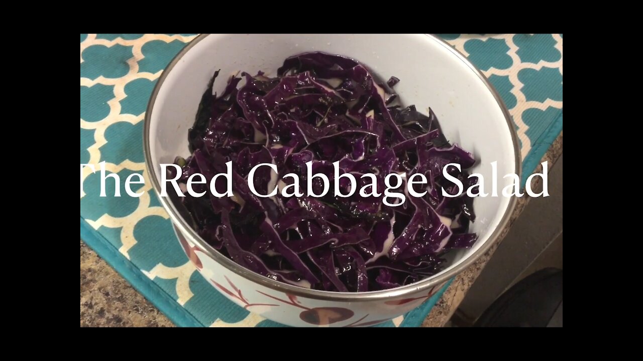 The Red Cabbage Salad 凉拌紫甘蓝/爽口紫甘蓝/凉拌紫包菜