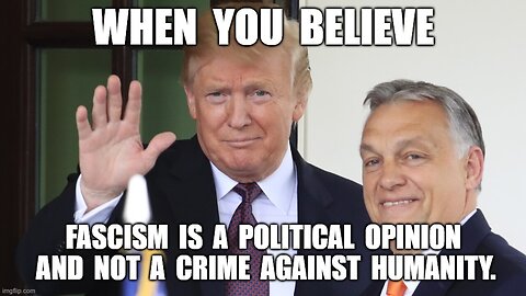 Donald Trump continues to say things frustrated fascists say