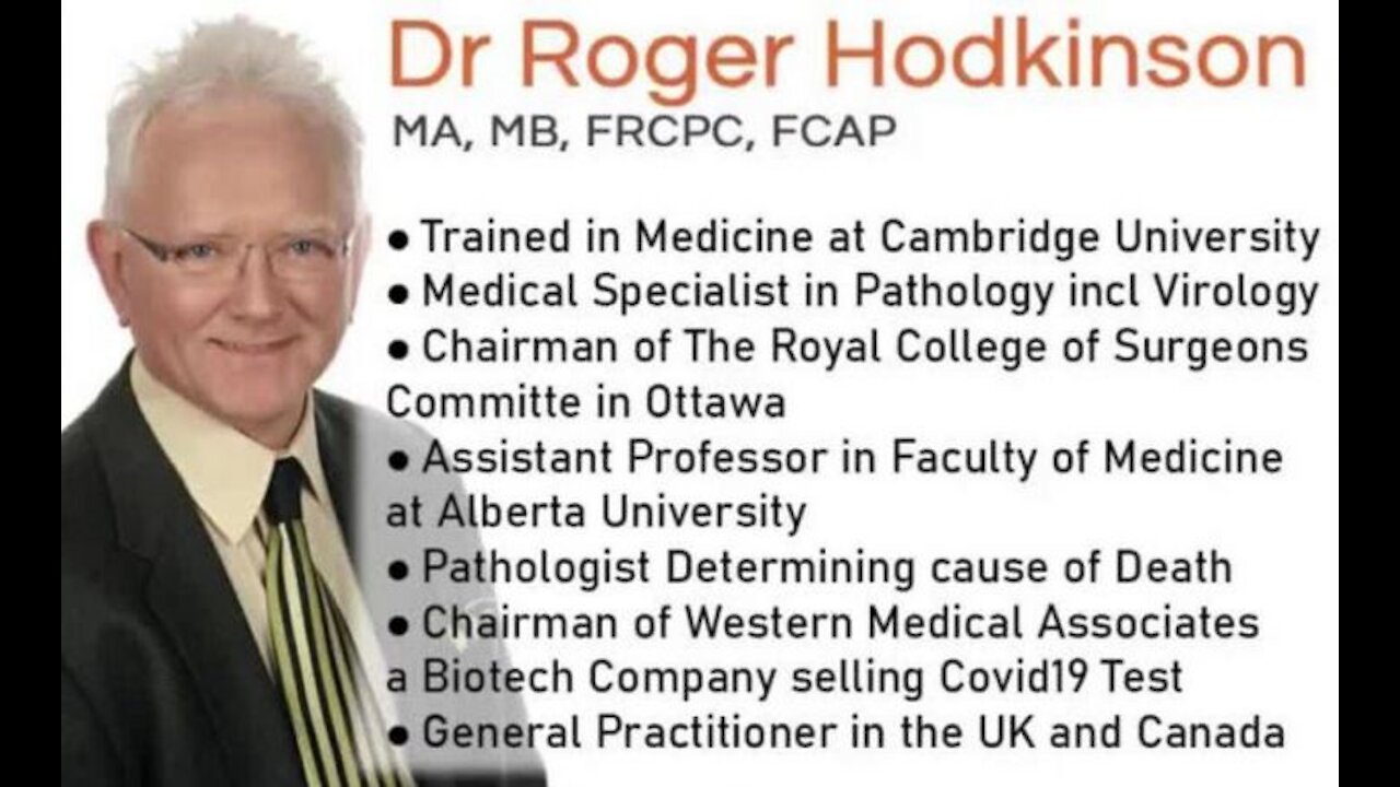 Dr. Roger Hodkinson, "Anthony Fauci is a dead man walking”