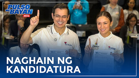 Isko Moreno at Chi Atienza, nakapaghain na ng COC para sa pagka-alkalde at bise-alkalde ng Maynila
