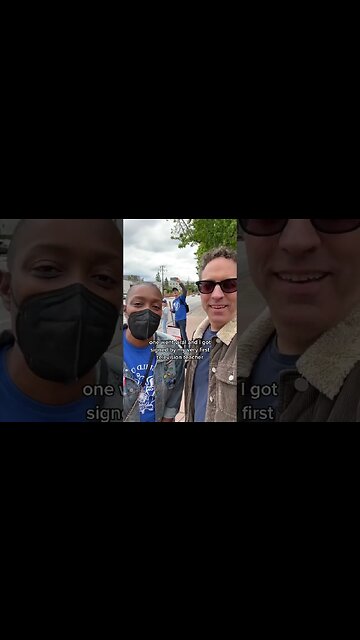 Writers Strike Picket Line Interview With YouTuber Francesca Ramsey - Tips from Writer Michael Jamin