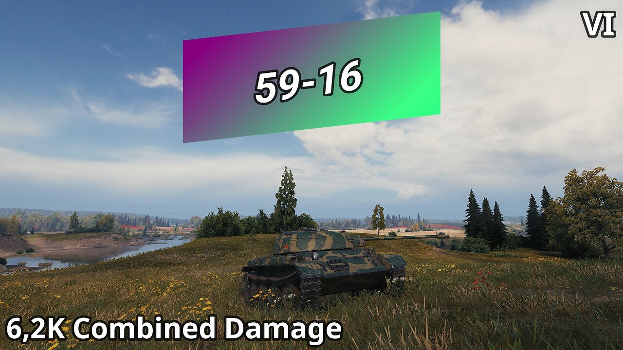 59-16 (6,2K Combined Damage) | World of Tanks