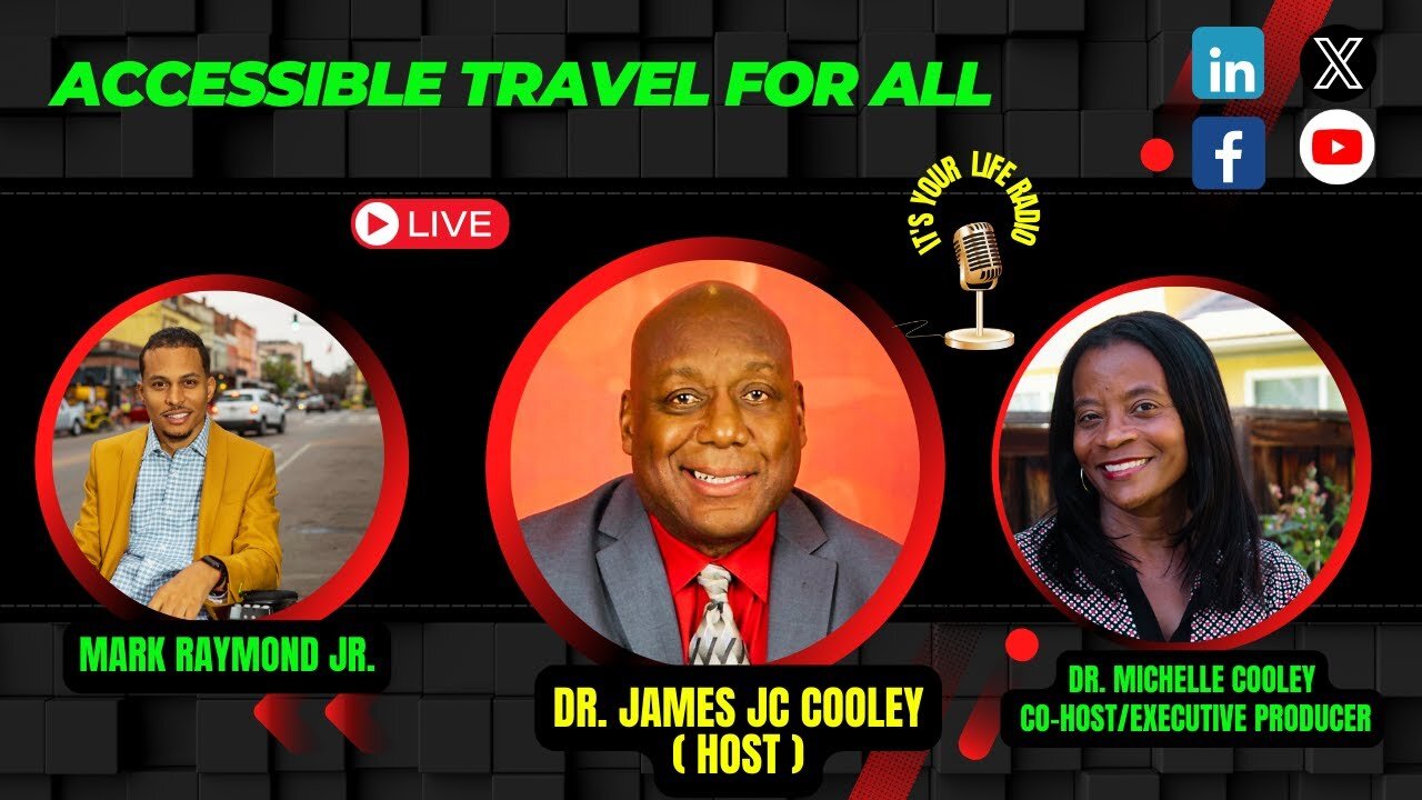 404 - "Accessible Travel For All" Special Guest: Mark Raymond Jr: Strategic Leader and the Founder and CEO of The Split Second Foundation (SSF)