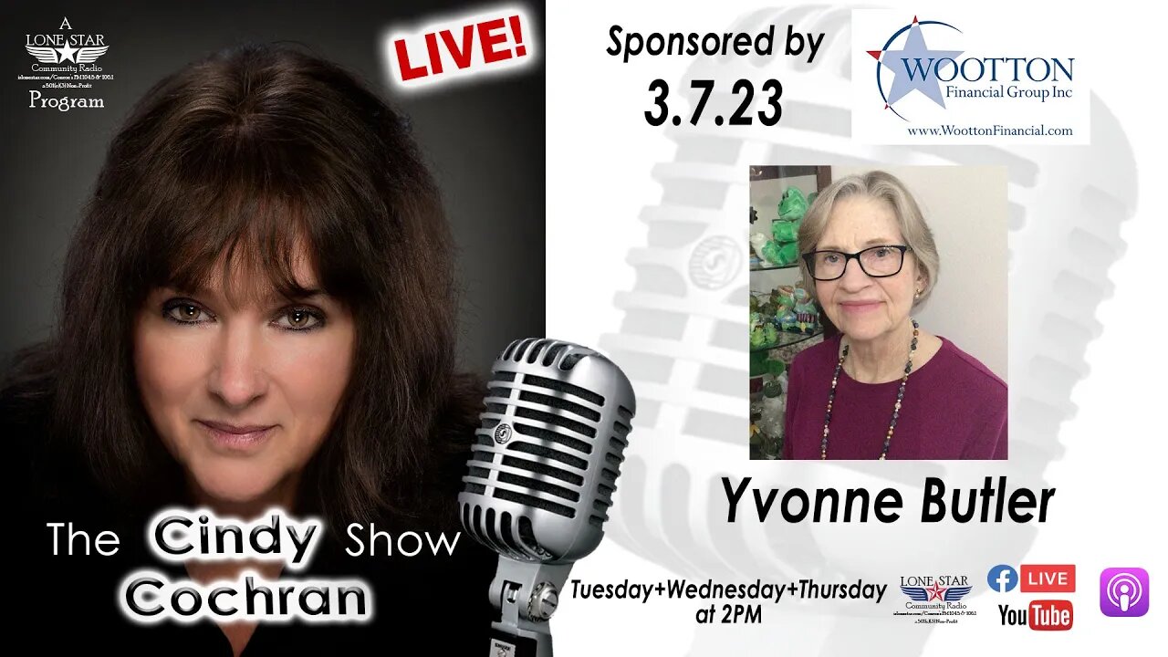 3.7.23 - Yvonne Butler - The Cindy Cochran Show