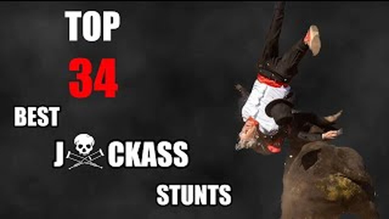 Top 34 Best Jackass Movie Stunts (BANNED FROM YOUTUBE)