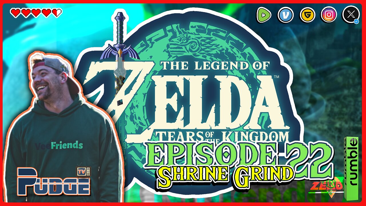 🟢The Legend of Zelda: TOTK Ep 22.1 | Saturday Morning Shrine Grind | Pudge Plays Video Games