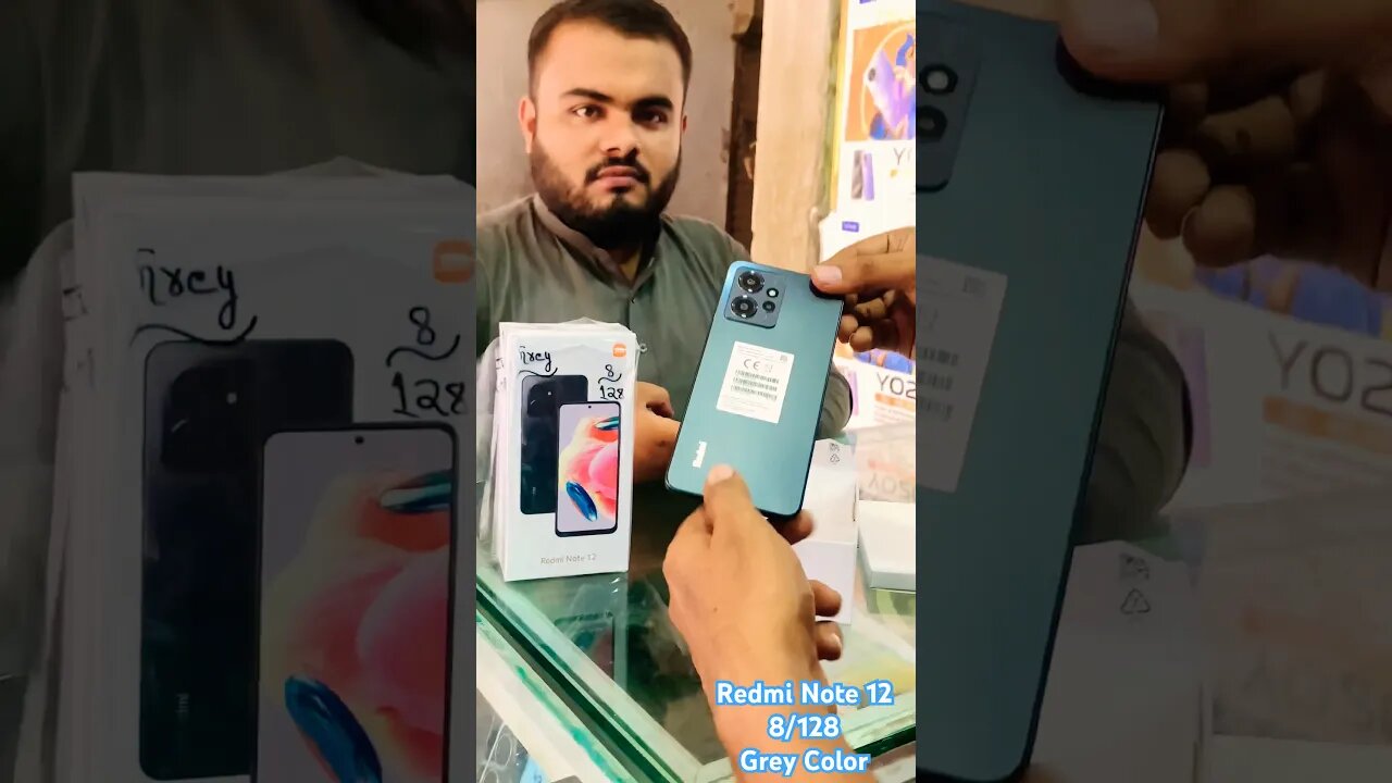 Redmi Note 12 price in pakistan , redmi note12 grey color ,redmi Note12 #redminote12 #shorts #india