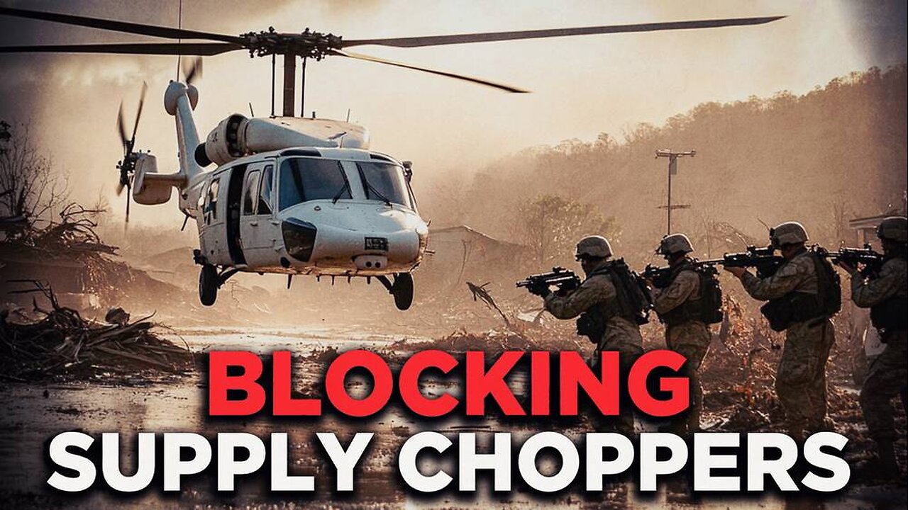 US Gov. Blocks Rescue Helicopters Because It Is At War With Americans