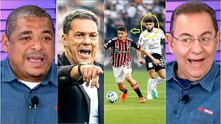 "FOI UMA PIADA! UM ABSURDO! Se VOCÊ REPARAR, o Corinthians nesse jogo contra o São Paulo..." DEBATE!