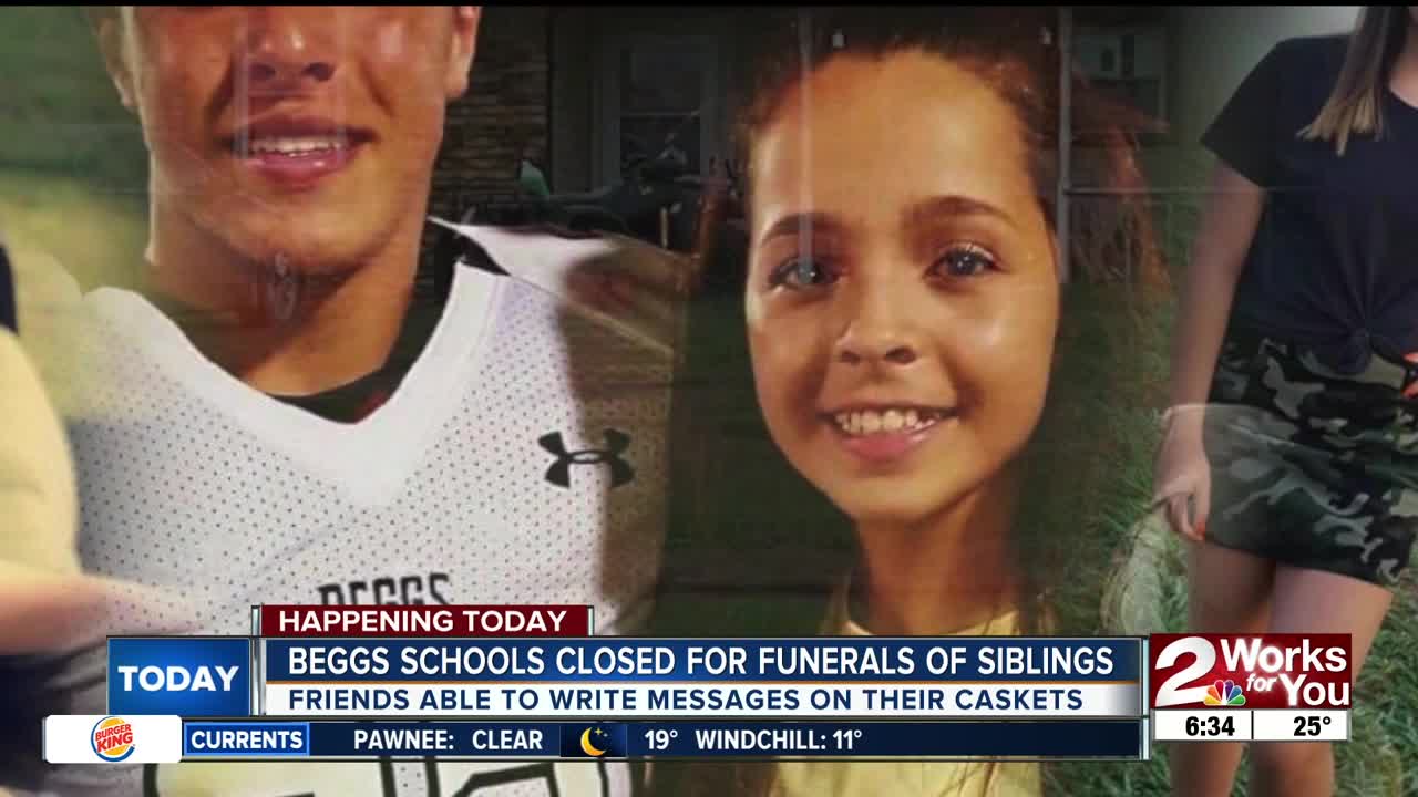 Funerals scheduled today for murdered siblings